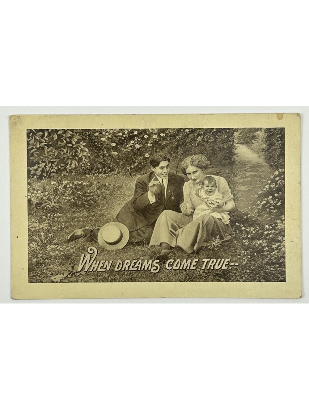 VTG 1911 Postcard Fairmont MN Postmark Real Photo RPPC Handwritten Message  E-12